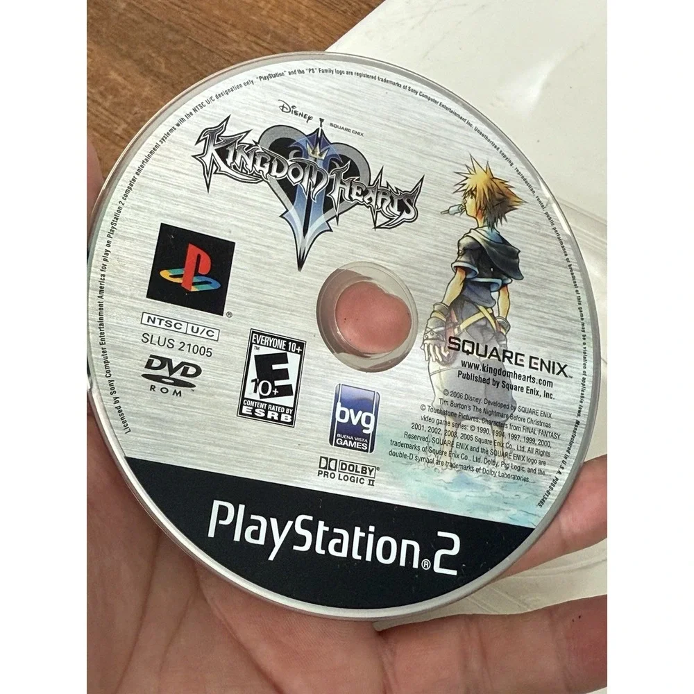 Kingdom‎ Hearts Sqe - Sony PlayStation 2 Disc Only Untested